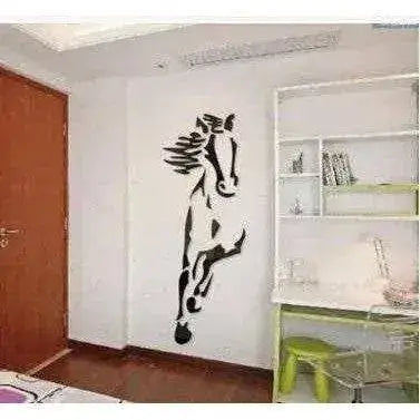 Horse Wall Sticker Animal Wall Decal Horse Decal For Nursery Kids Room 3D Vinyl Wall Mural