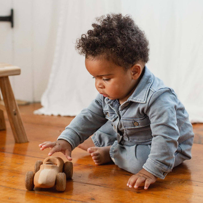 Acid Wash Infant Jumpsuit - Premium Baby & Toddler Outfits from Burt's Bees Baby - Just $24.95! Shop now at Pat's Monograms