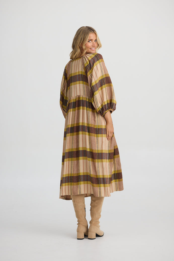 Angel Wings Dress (Santiago Check)