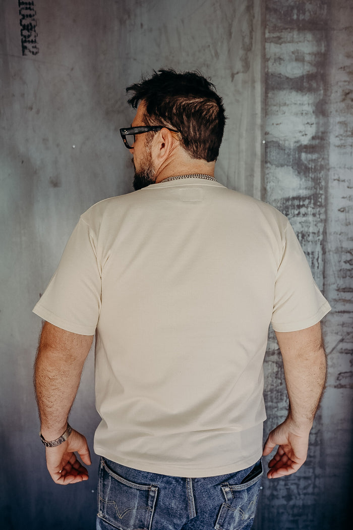 ANM Loopwheel Tee- Cream