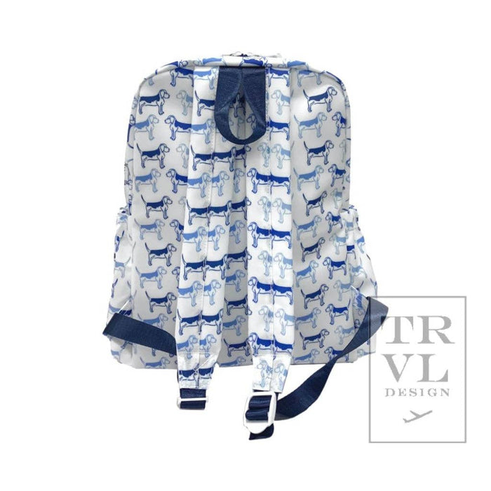 Backpacker - Backpack Puppy Love Blue - Premium Backpack from TRVL Design - Just $62.95! Shop now at Pat's Monograms