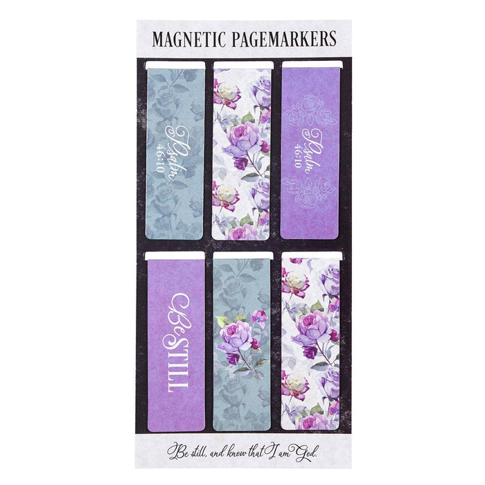 Be Still Magnetic Bookmark Set - Psalm 46:10 - Premium Books and Devotionals from Christian Art Gifts - Just $4.95! Shop now at Pat's Monograms