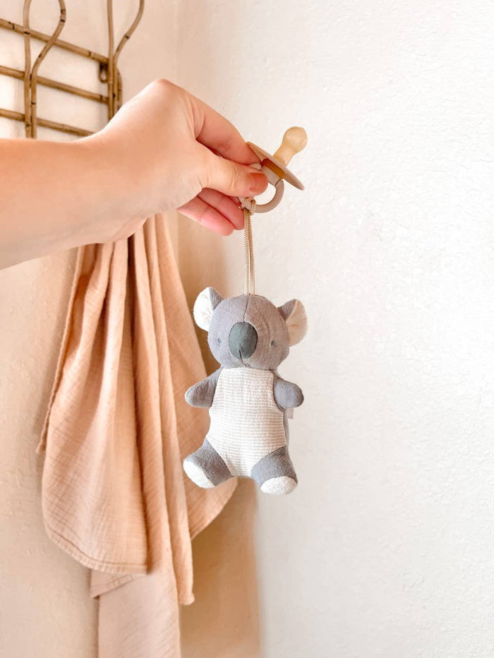 Bitzy Pal Natural Rubber Pacifier & Plush - Premium from Itzy Ritzy - Just $14.95! Shop now at Pat's Monograms