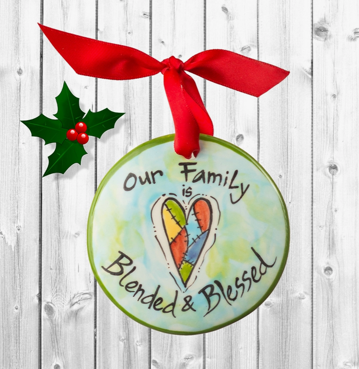 Blended Family Christmas Ornament - Premium from Nola Watkins - Just $24.95! Shop now at Pat's Monograms