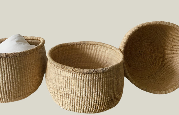 Bolga Woven Basket