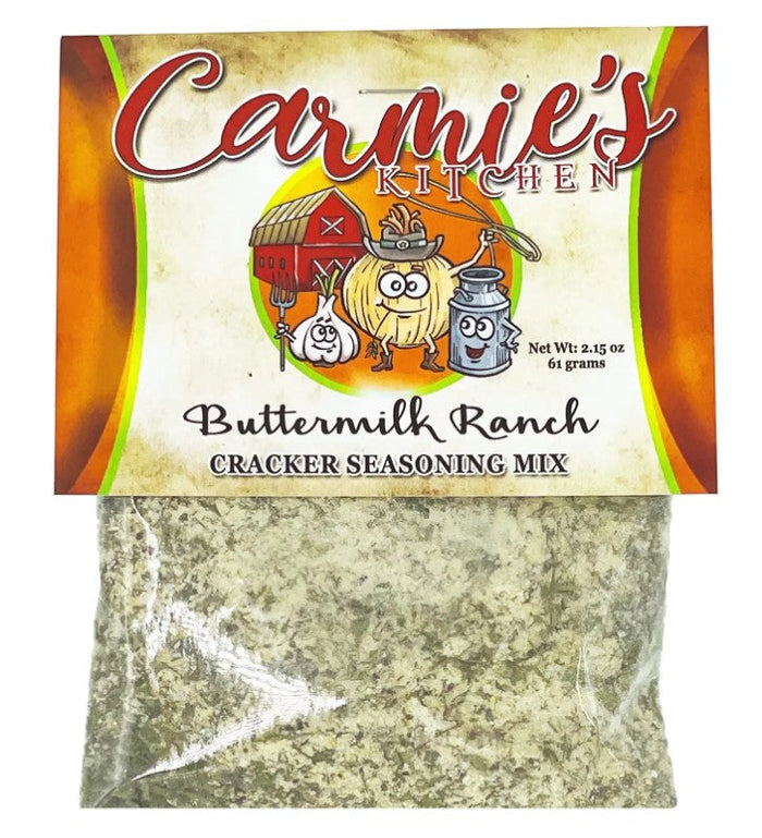 Buttermilk Ranch Cracker Seasoning Mix - Premium Dips & Spreads from Carmie's Kitchen - Just $6.50! Shop now at Pat's Monograms