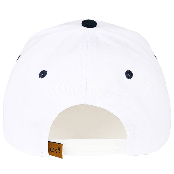 C.C Two Tone Plain with Rope Point Trucker Hat - Premium hat from Hana - Just $14.95! Shop now at Pat's Monograms