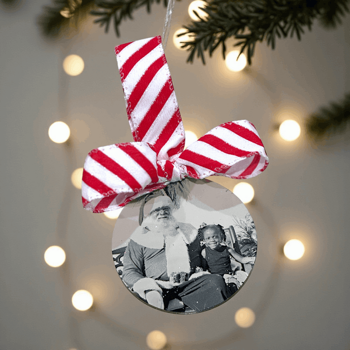 Christmas Photo Ornament - Premium Christmas Ornament from Pat's Monograms - Just $15! Shop now at Pat's Monograms