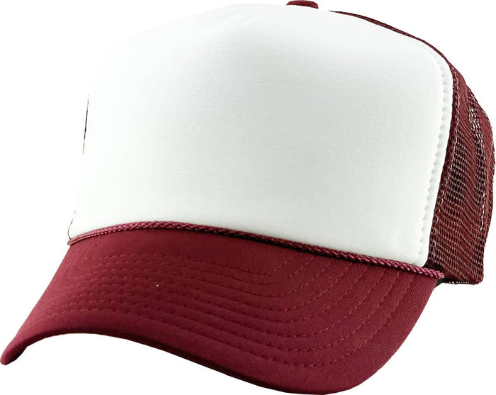 Classic Foam Front Trucker Hat - Split Color - Premium from KBETHOS - Just $8.95! Shop now at Pat's Monograms