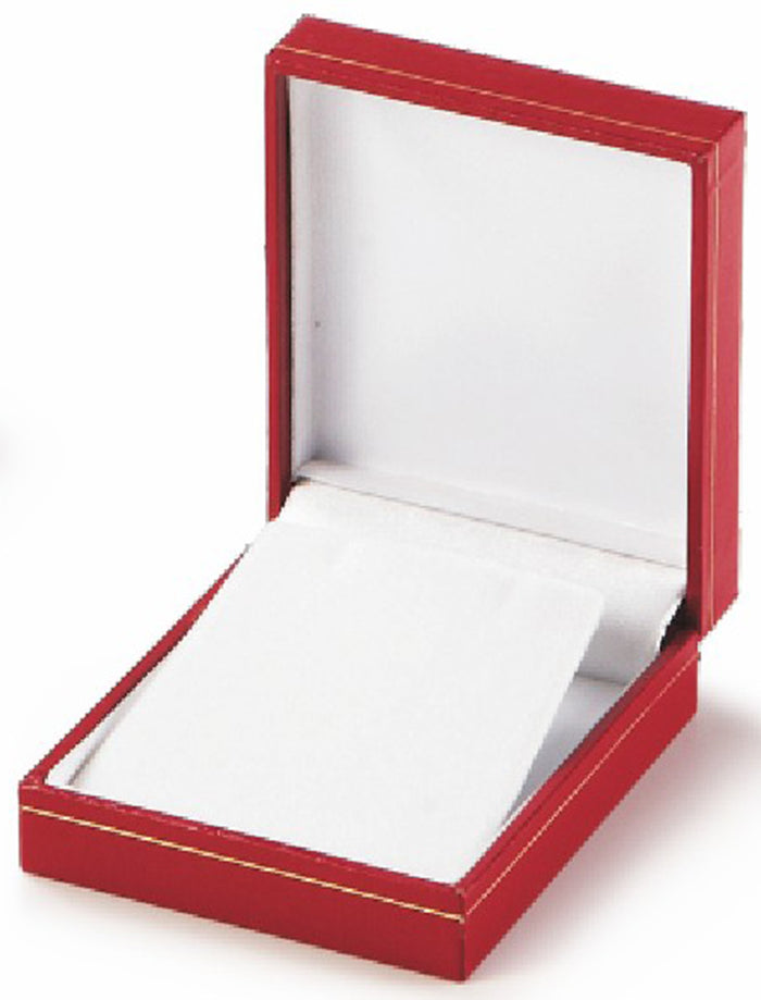 Classic Leatherette-look Earring/ Pendant boxes Box of 24
