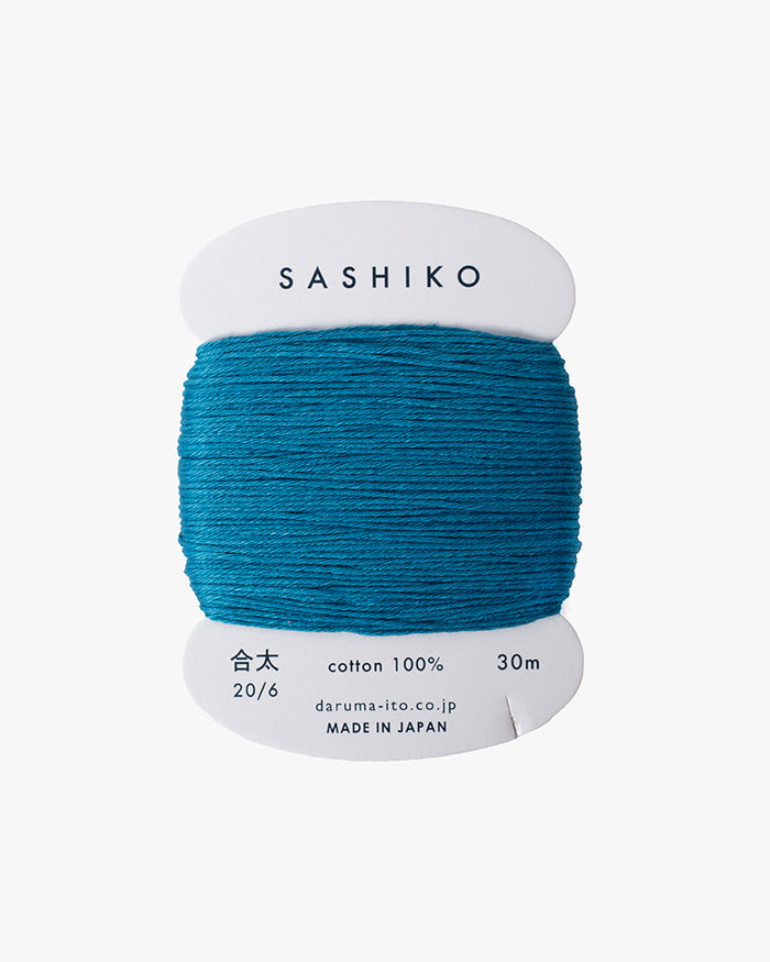 Daruma, Sashiko Thread 30m, Sky Blue