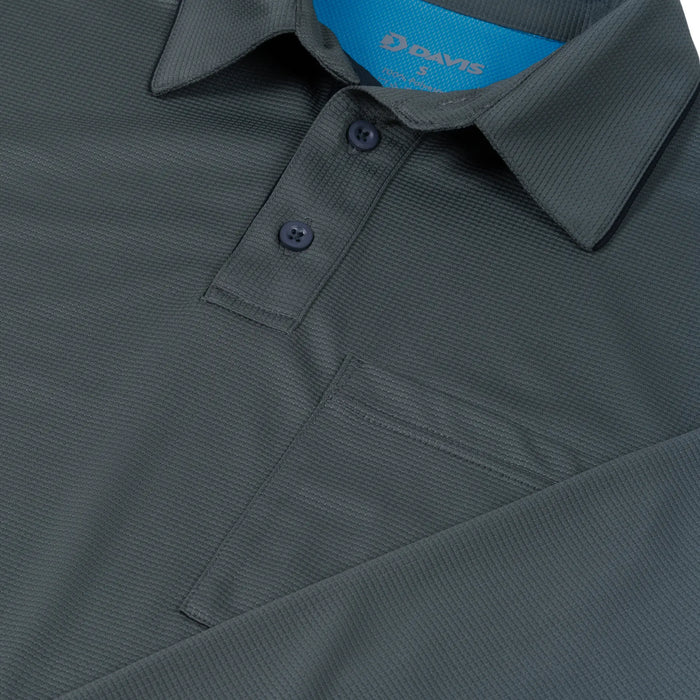 Davis BFX MLB Homage V2 Side Panel LS Charcoal Umpire Shirt