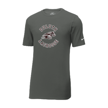 Duluth Lacrosse - Nike Dri-FIT Cotton/Poly Tee NKBQ5231 with full color Duluth Lacrosse heat transfer logo