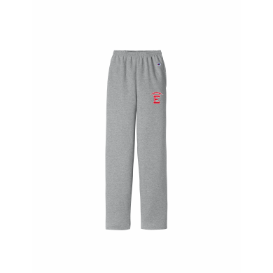 East HS Football - Champion® Powerblend® Open Bottom Sweatpant P800 with left leg logo