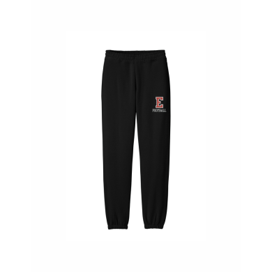 East Youth Football - Adult District® V.I.T.™ Heavyweight Fleece Sweatpant DT6162 with left leg logo