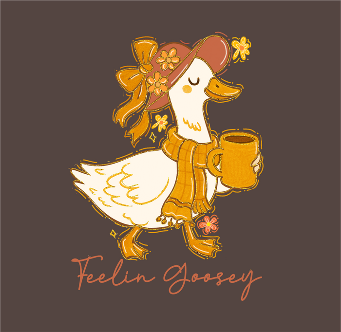 Feelin' Goosie Fall Shirt - Premium Shirts and Tanks from Pat's Monograms - Just $24.95! Shop now at Pat's Monograms
