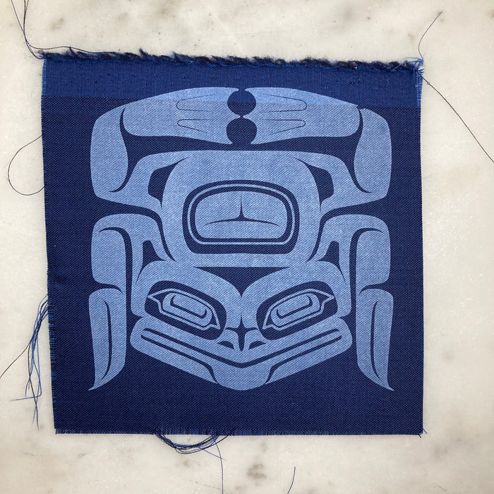 Formline Frog Silk Screen Patch