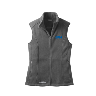 GPM - Eddie Bauer® Women's Fleece Vest EB205 with GPM left chest logo