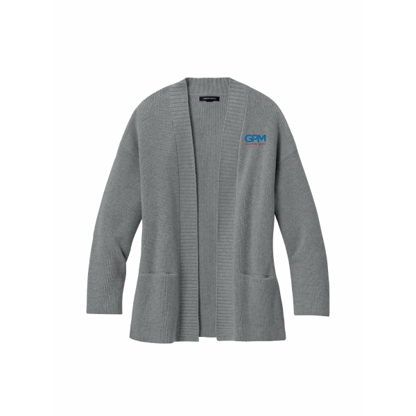 GPM - Mercer+Mettle® Women’s Open Cardi MM3021 with GPM left chest logo