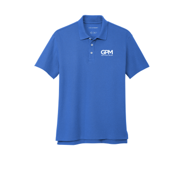 GPM - Port Authority K867 C-FREE ™ Cotton Blend Pique Polo with white GPM embroidered logo