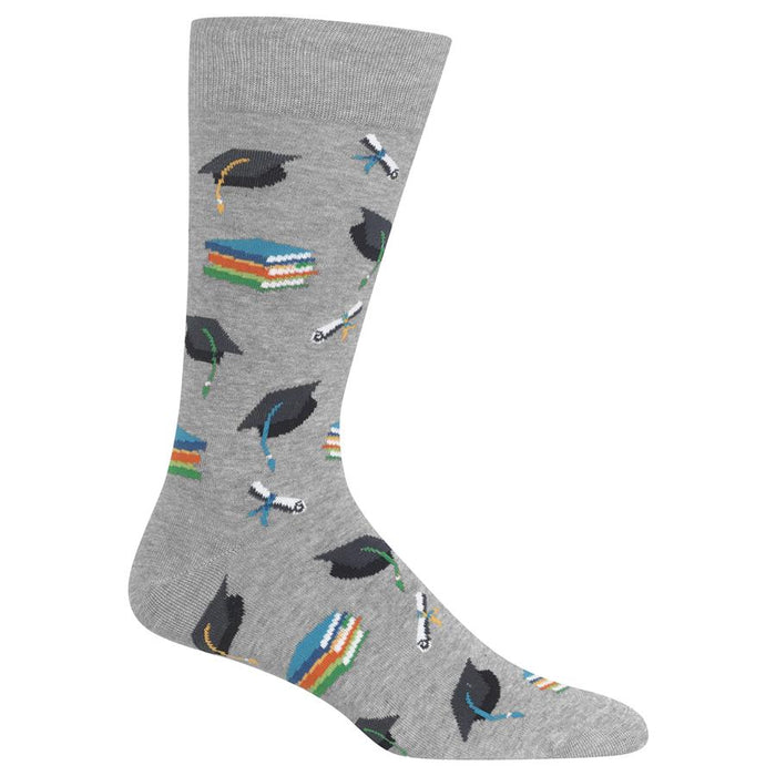 Graduation Crew Socks - Premium Socks from Hotsox - Just $11.95! Shop now at Pat's Monograms