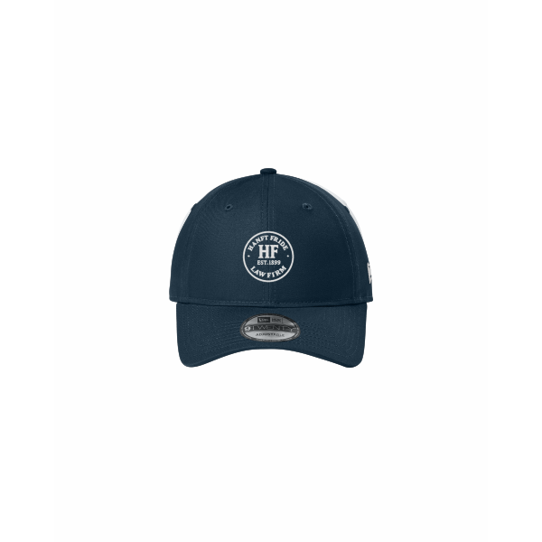 Hanft Law - New Era® Adjustable Unstructured Cap NE201 with circle logo in the center