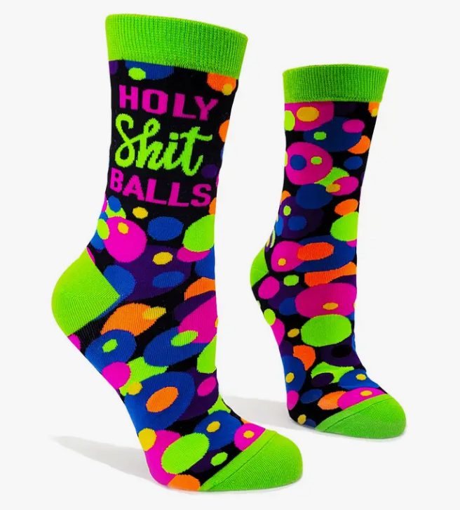 Holy Shit Balls Men's Novelty Crew Socks - Premium from Fabdaz - Just $11.95! Shop now at Pat's Monograms