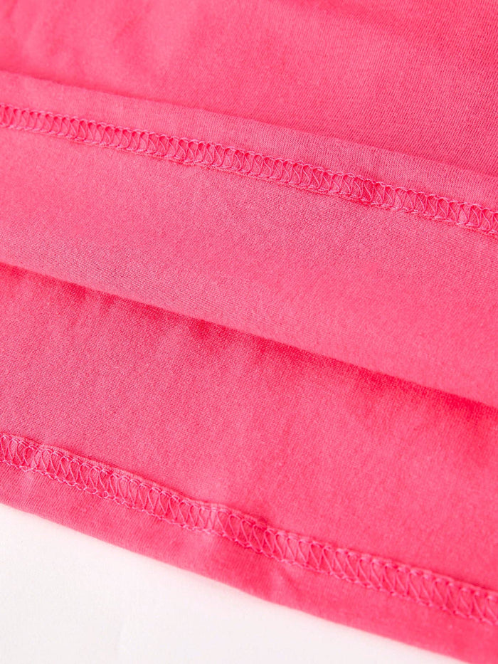 Hot Pink Smocked Cross Bishop Dress - Premium Baby & Toddler Dresses from Rylee Faith Designs - Just $26.95! Shop now at Pat's Monograms