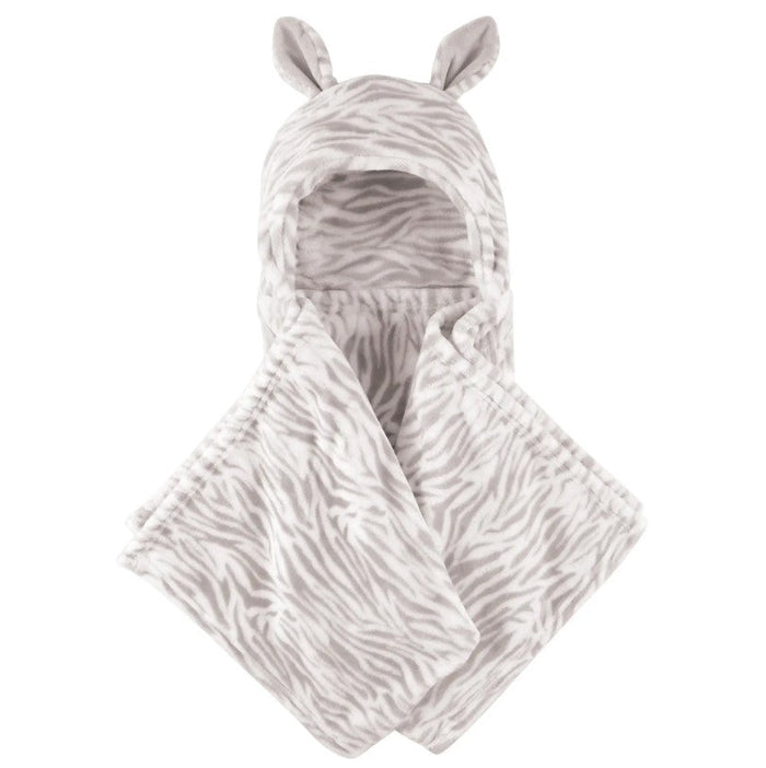 Hudson Baby Hooded Animal Face Plush Blanket, Zebra - Premium Baby Gift from BabyVision - Just $19.99! Shop now at Pat's Monograms