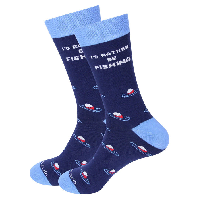 I'd Rather Be Fishing Socks - Premium Socks from Barrel Down South - Just $11.95! Shop now at Pat's Monograms