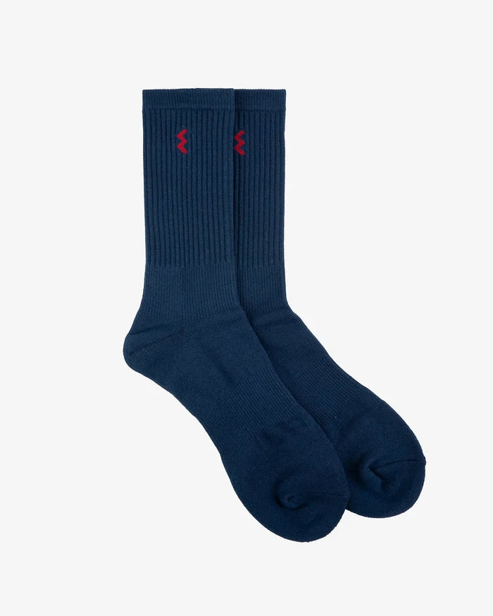 IHG-030-NAV Iron Heart Work Boot Socks - Navy