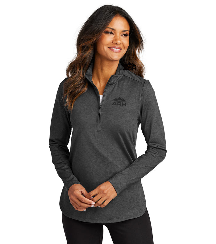 Ladies Double Knit 1/4 Zip
