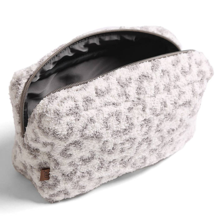 Large Leopard Print Luxury Soft Travel Pouch - Premium Cosmetic Bag from Fashion City - Just $19.95! Shop now at Pat's Monograms