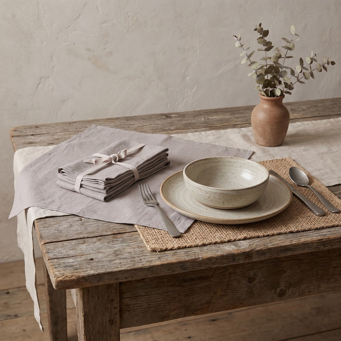Linen Napkin Set, Natural / Set of 4, styled at home