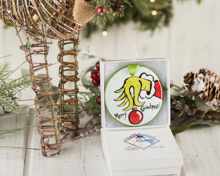 Merry Grinchmas Christmas Ornament - Premium from Nola Watkins - Just $24.95! Shop now at Pat's Monograms