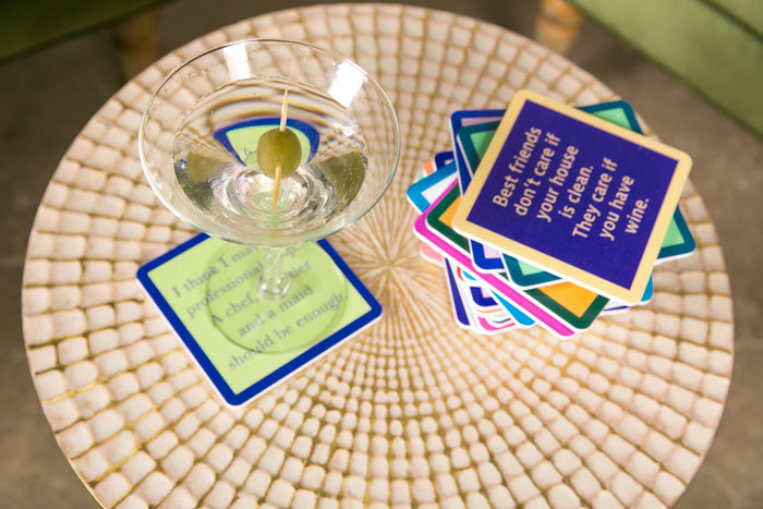 Nervous | Funny Party Gift | Home Bar Decor - Premium coaster from Drinks on Me - Just $5.50! Shop now at Pat's Monograms