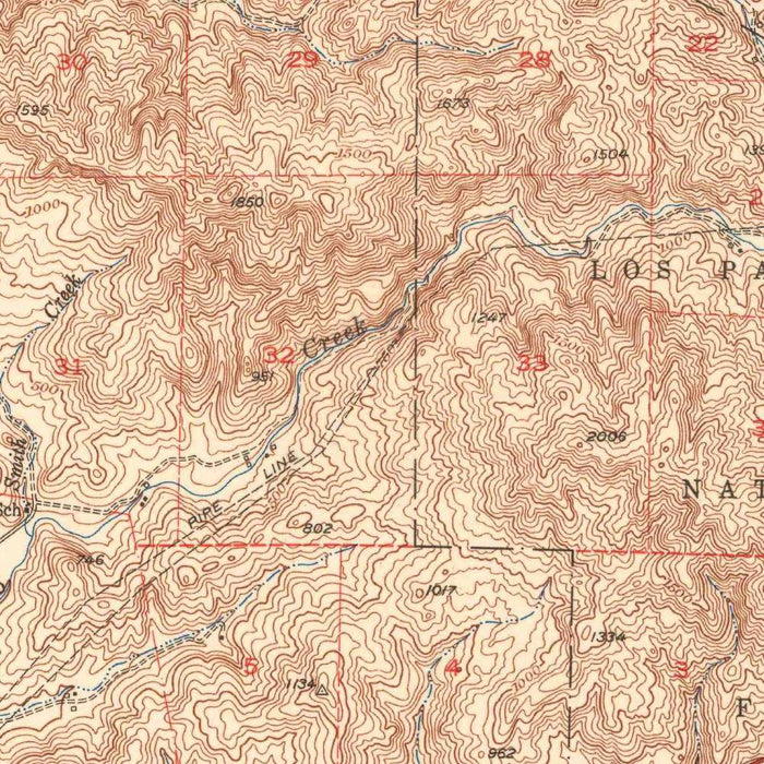 Old Map of Cayucos, California by USGS, 1951 – Morro Bay & Morro Rock