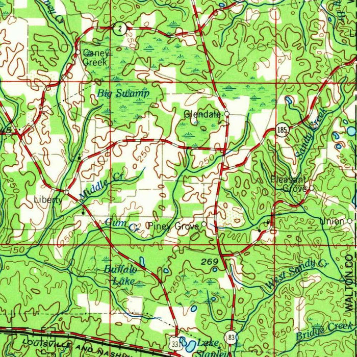 Old Map of Gulf Shores, Alabama by USGS, 1957 – Orange Beach, Pensacola & Perdido Key