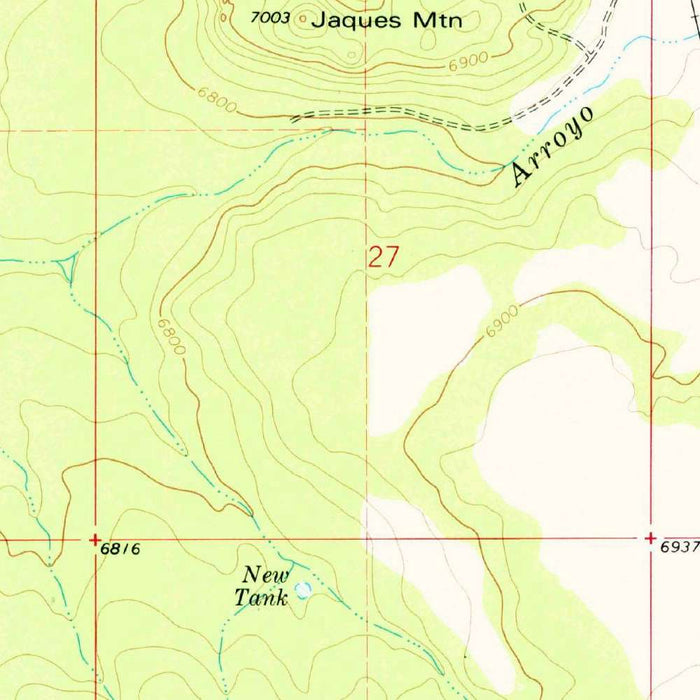 Old Map of Pinetop-Lakeside, Arizona by USGS, 1977 – Sitgreaves National Forest & Rainbow Lake