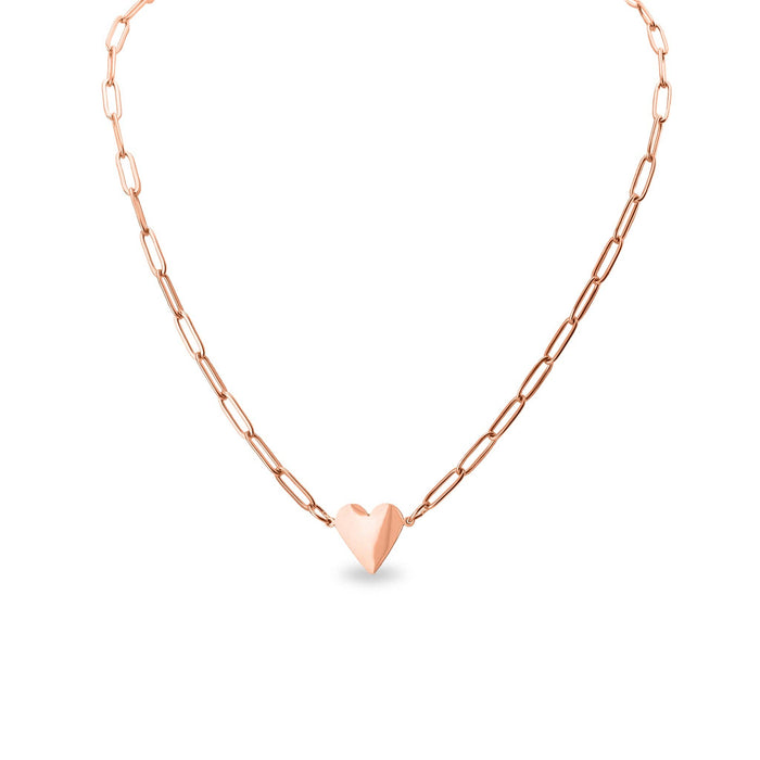 Paperclip Heart Necklace - Premium from WJW - Just $29.95! Shop now at Pat's Monograms