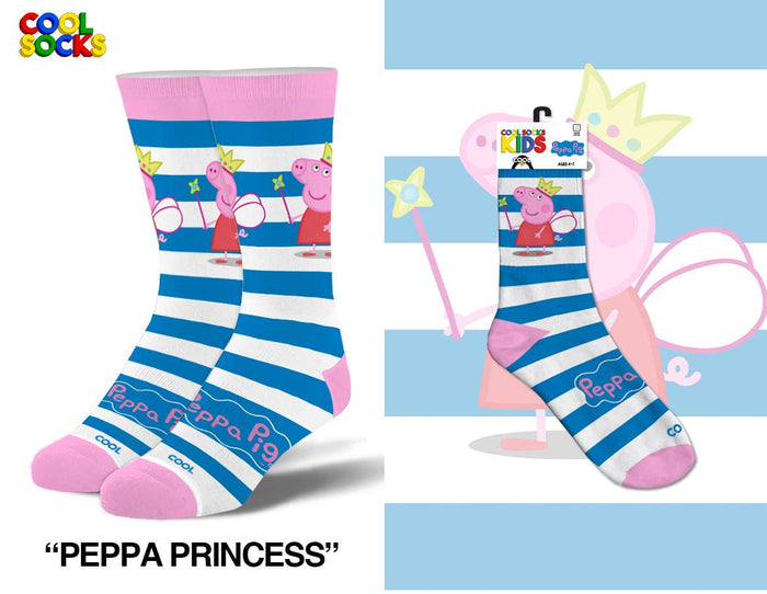Peppa Pig - Kids 7-10 Crew - Premium socks from Cool Socks - Just $9.95! Shop now at Pat's Monograms