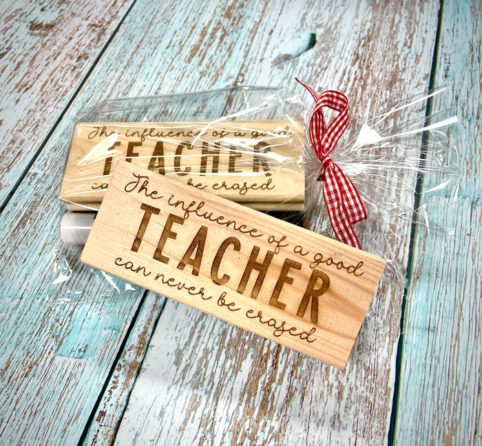 Personalized White Board Eraser, Chalkboard Eraser, Teacher Appreciation Gift, Personalized Gift - Premium from Pat's Monograms - Just $12.95! Shop now at Pat's Monograms