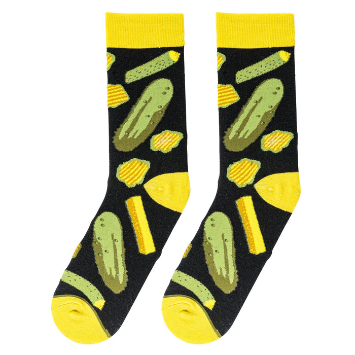 Pickles - Mens Crew Folded - Premium from Crazy Socks - Just $8! Shop now at Pat's Monograms