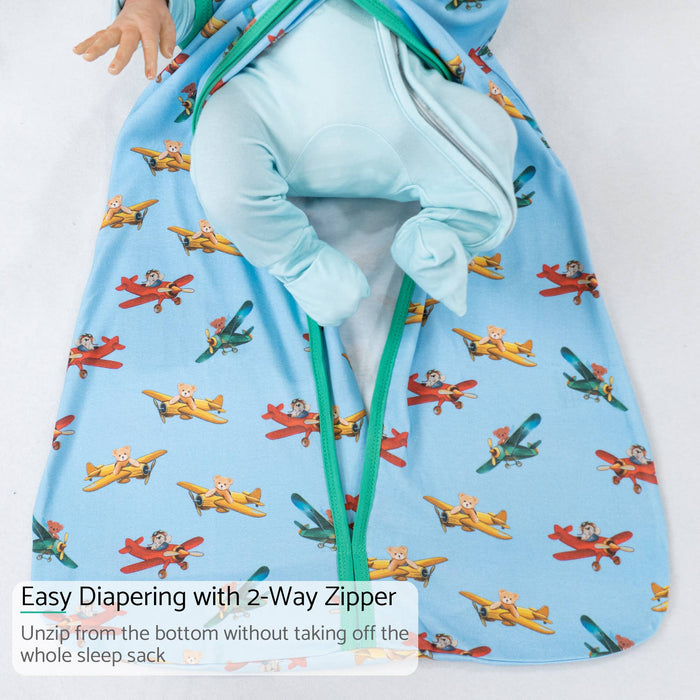 Pilot Paws Baby Sleep Sack, 100% Organic Cotton - Premium Baby Sleepwear from LollyBanks - Just $21.95! Shop now at Pat's Monograms