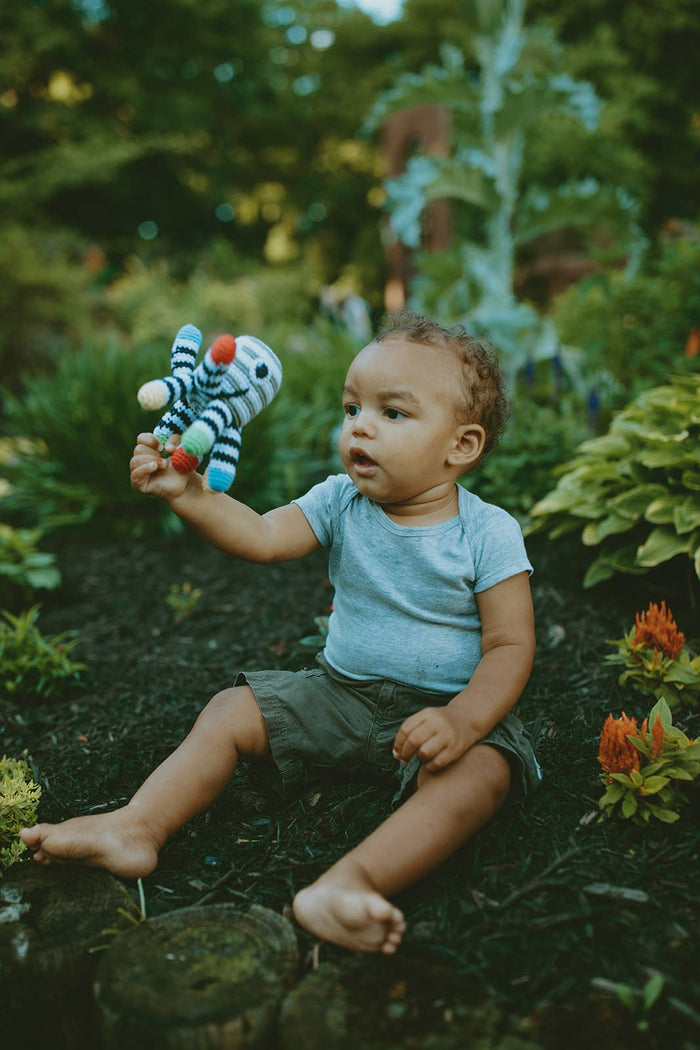 Plush Ocean Toy - Black and White Octopus - Premium Baby Toys & Activity Equipment from Pebble - Just $18.95! Shop now at Pat's Monograms