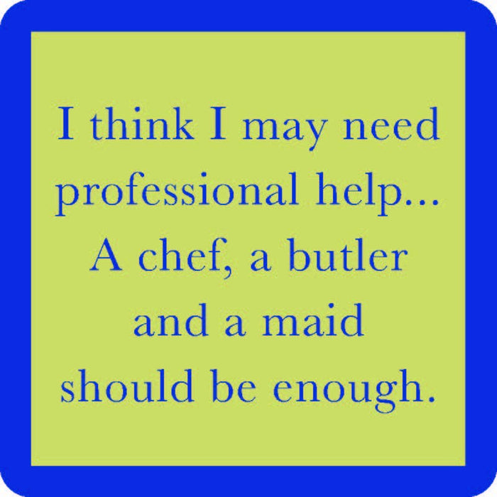 Professional Help - Premium from Drinks on Me coasters - Just $5.5! Shop now at Pat's Monograms