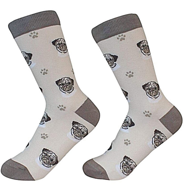 Pug Socks - Premium Socks from Sock Daddy - Just $10.95! Shop now at Pat's Monograms