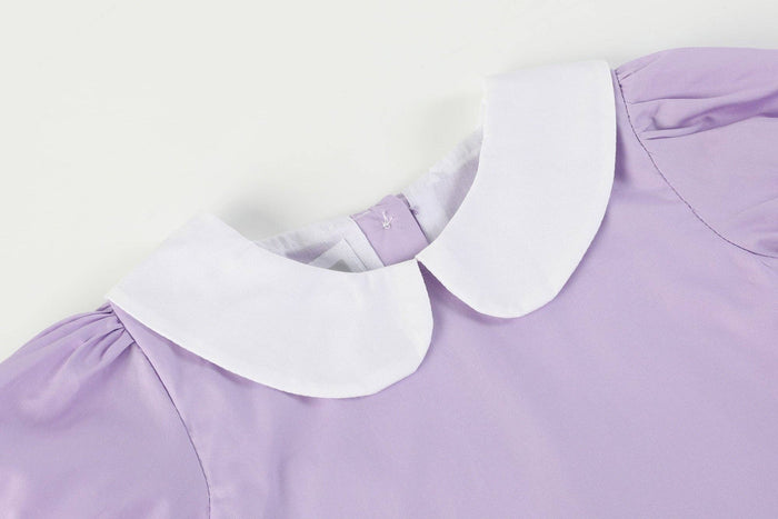 Purple Gingham Crayon Back to School Collared Dress - Premium from Lil Cactus - Just $34.95! Shop now at Pat's Monograms