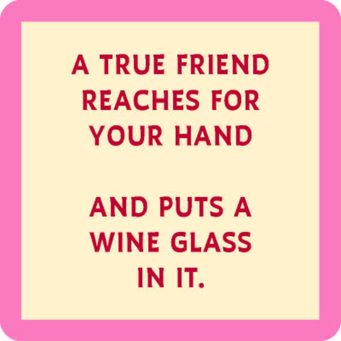 Put a Wine Glass - Premium from Drinks on Me coasters - Just $5.5! Shop now at Pat's Monograms