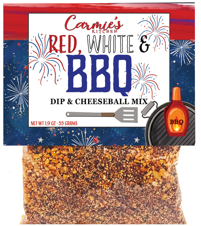 Red White & BBQ Dip Mix - Americana Collection - Premium Dips & Spreads from Carmie's Kitchen - Just $5.50! Shop now at Pat's Monograms
